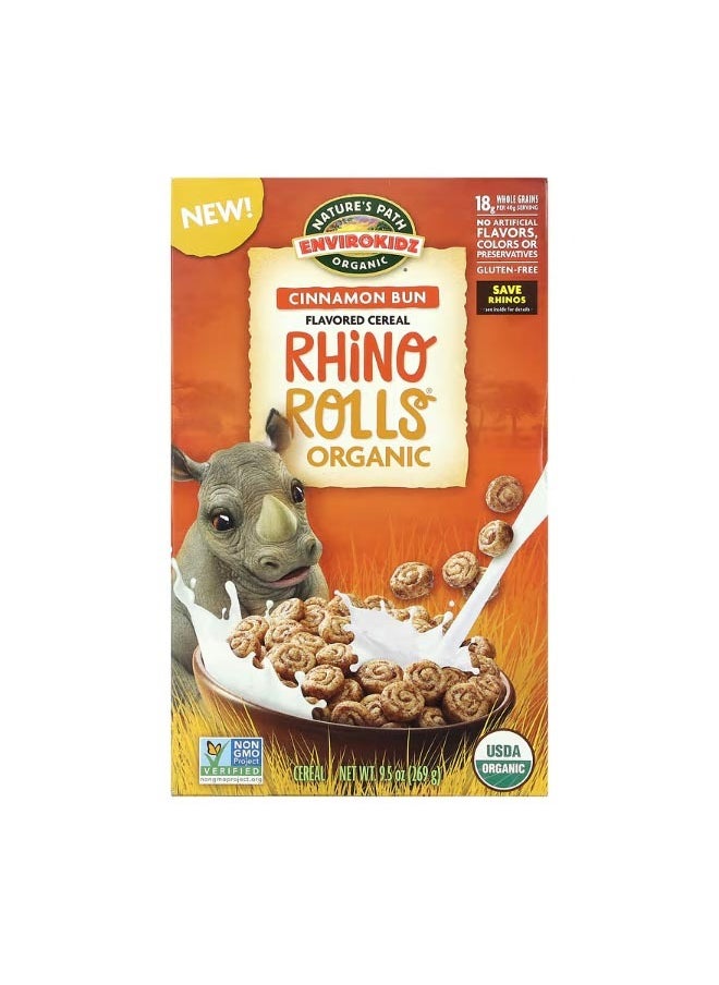 Nature's path EnviroKidz Organic Flavored Cereal Rhino Rolls 9.5 oz 269 g  - Image 1