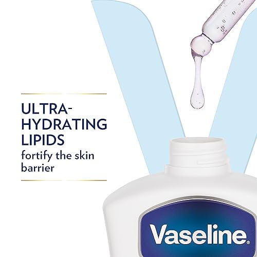 Vaseline Intensive Care Body Lotion Advanced Repair Unscented for Dry Skin Lotion Made with Ultra-Hydrating Lipids and Vaseline Jelly That Repairs Extremely Dry Skin 20.3 oz - Image 3