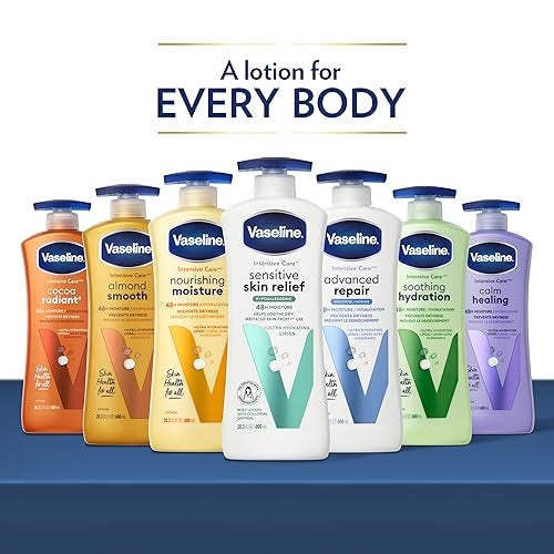 Vaseline Intensive Care Body Lotion Advanced Repair Unscented for Dry Skin Lotion Made with Ultra-Hydrating Lipids and Vaseline Jelly That Repairs Extremely Dry Skin 20.3 oz - Image 4