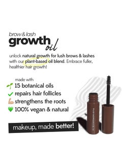 Ruby's Organics Eyelash & Eyebrow Growth Oil For Overnight Use, Organic & Natural, Infused With Rosemary, Bhringraj & Castor Oil, Nourishes & Promotes Hair Growth, Repairs Hair Follicles, Cruelty-Free, 6Ml  - Image 3