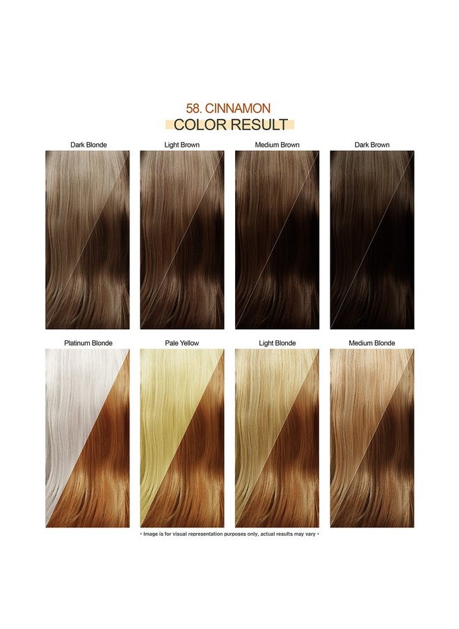 Adore - Dore Semi Permanent Hair Color Vegan And Crueltyfree Hair Dye 4 Fl Oz 058 Cinnamon (Pack Of 2) - Image 1