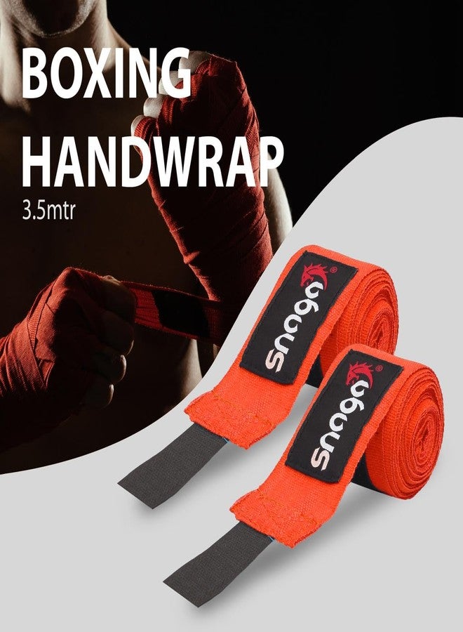 Snaga Mexican Style Boxing Hand Wraps, Hand & Wrist Support for Men Women Under Mitts Straps, Muay Thai MMA Kickboxing Martial Arts, Speed Bag Punching Training (4.5 Meter) - Image 3