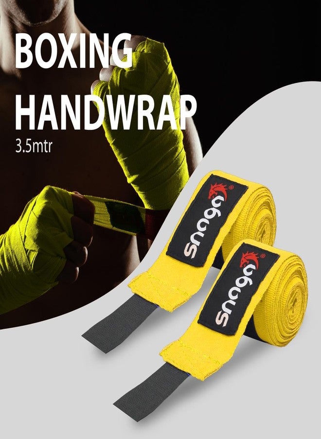Snaga Mexican Style Boxing Hand Wraps, Hand & Wrist Support for Men Women Under Mitts Straps, Muay Thai MMA Kickboxing Martial Arts, Speed Bag Punching Training (4.5 Meter) - Image 4