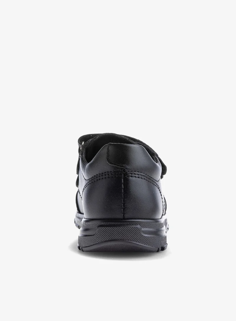 Pablosky Boys' Panelled School Shoes with Hook and Loop Closure - 354710