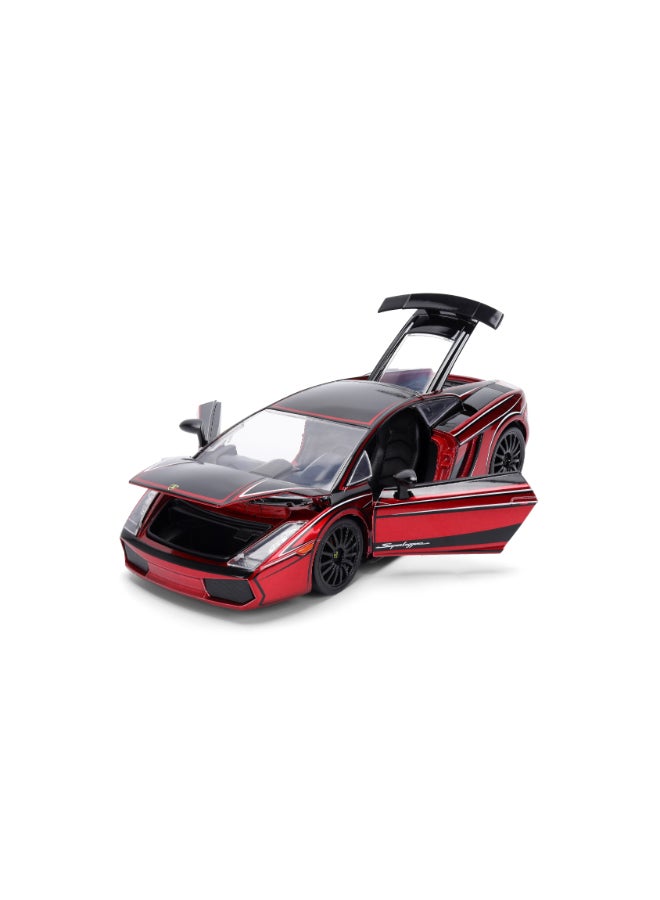 JADA Pink Slips 1:24 - Lamborghini Gallardo, Die-Cast Car with Base, Toys for Kids and Adults - Image 5