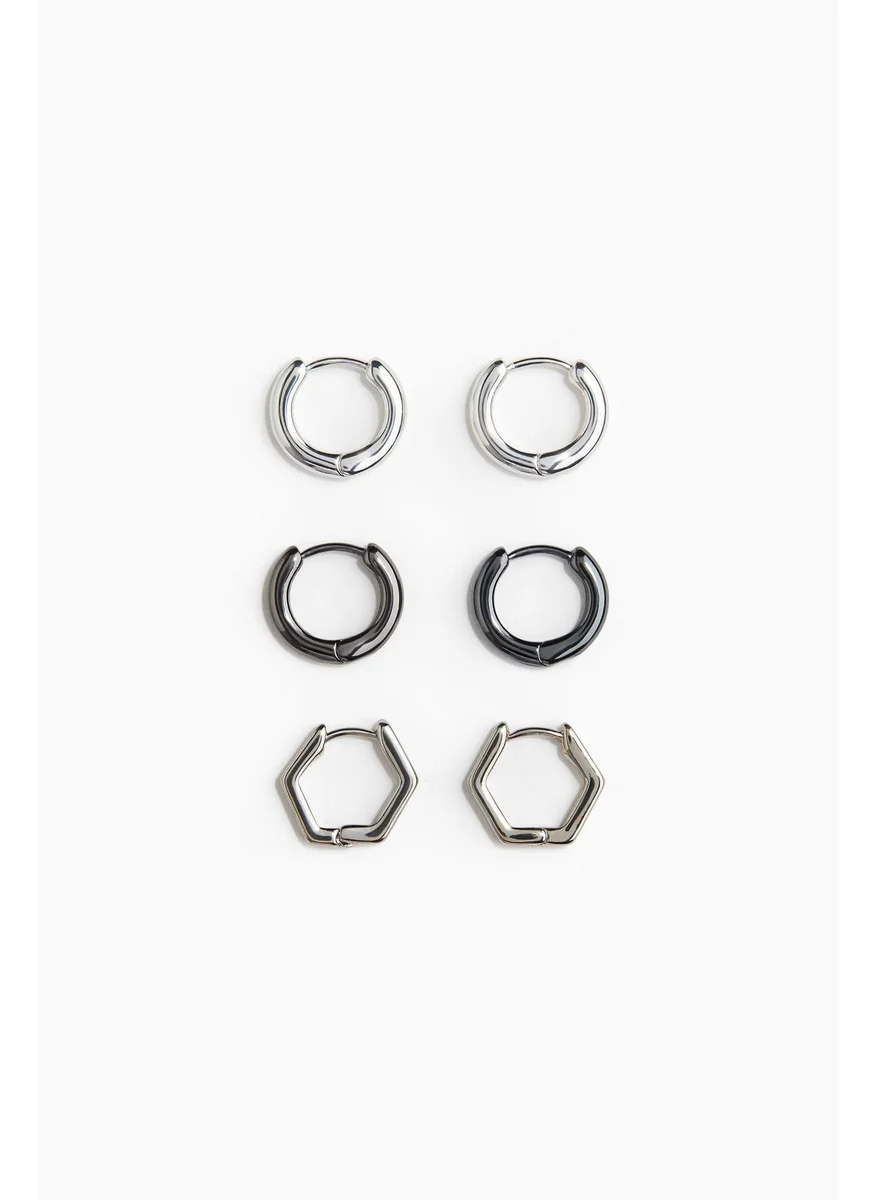 H&M 3 Pairs Earrings