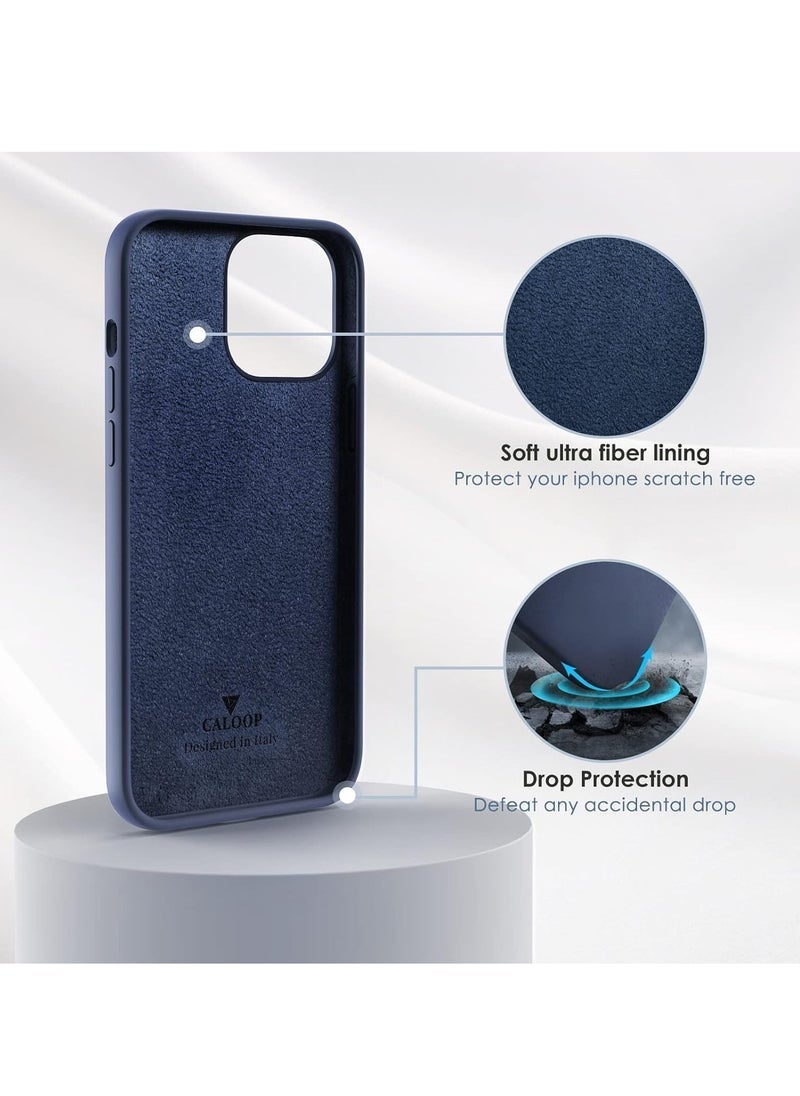 Raxoom Slim Fit iPhone 13 Pro Max Case Skin â€“ Soft Liquid Silicone Exterior with Sturdy Hard Frame â€“ Shockproof & Anti-Scratch Cover with Microfiber Lining for Screen and Lens Protection â€“ Full Body 6.7-Inch Protection Case for iPhone 13 Pro Max - Image 4