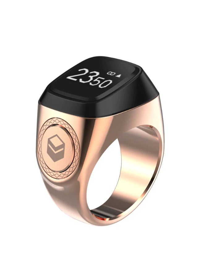 iQIBLA Smart Tasbih Zikr Aluminium Ring - Rose Gold - 18mm  - Image 1