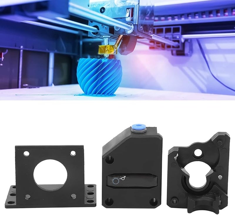 طقم بثق التروس المزدوجة لطابعة CR10 Ender 3 ثلاثية الأبعاد - تجميع سهل وتغذية مستقرة - Image 5