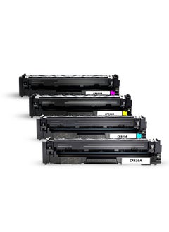 The Line THE LINE 205A CF530A CF531A CF532A CF533A Compatible Toner Set for HP Color Laserjet Pro MFP M181FW M180N M154a M154nw Printer (Black Cyan Yellow Magenta)  - Image 1