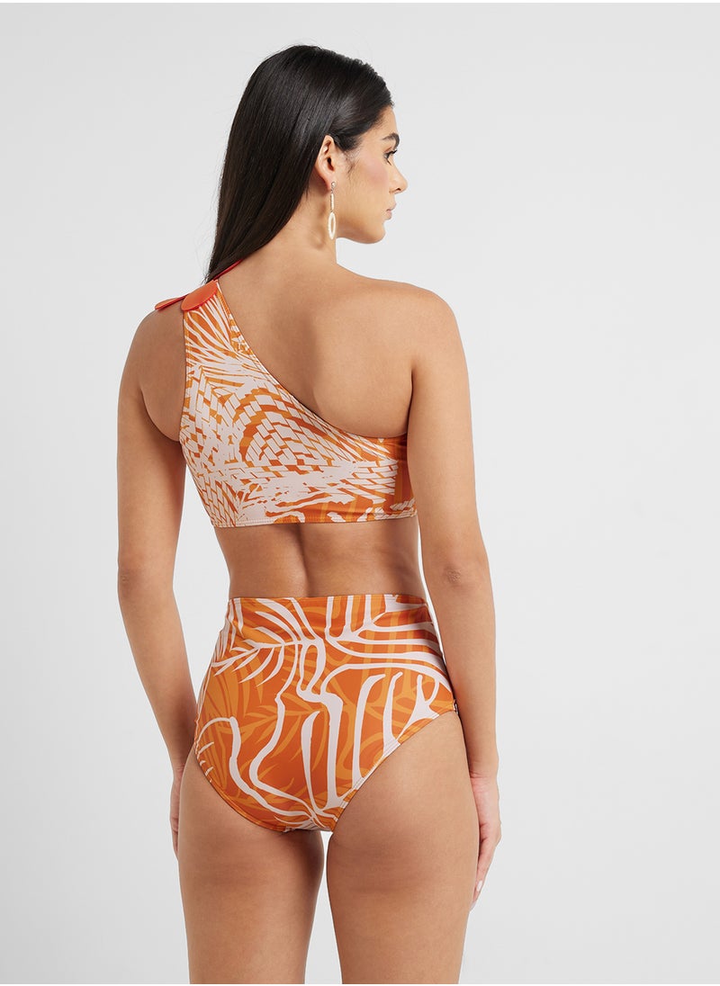 ELLA Bikini With 3D Shoulder Floral & Beach Skirt  - Image 2
