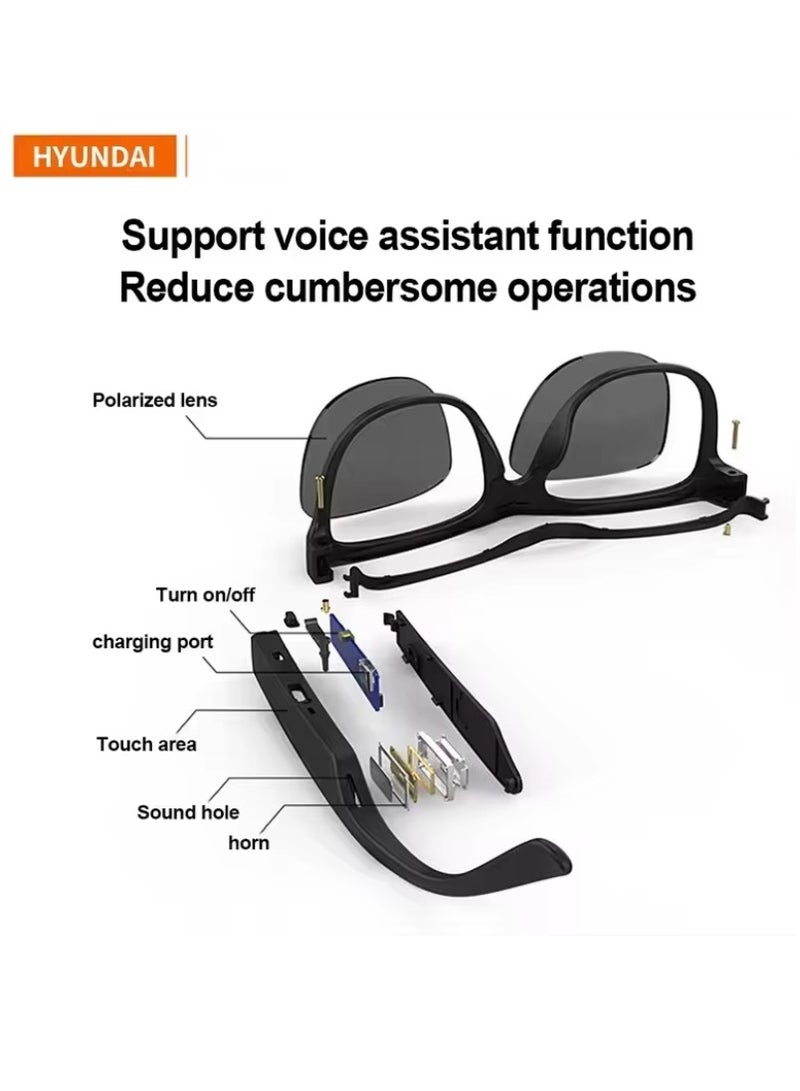 HYUNDAI AI Intelligent Bluetooth Real-time Translation Subtitles Super Glasses Multi-language Simultaneous Translation  - Image 5