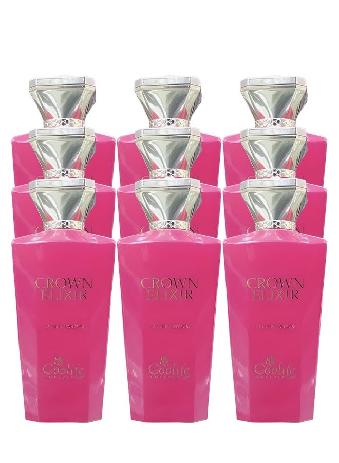 Coolife 9 Pieces Crown Elixir Perfume For Women 100ml EDP - Image 1