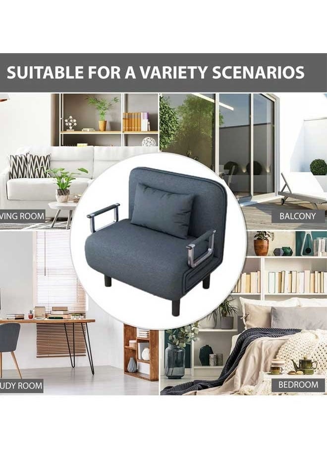 XiuWoo - Lazy Sofa Multi Functional Folding Sofa Bed Washable Sofa Bed Sliding Scalable Variable Sofa Bed 65 * 190cm - Image 1
