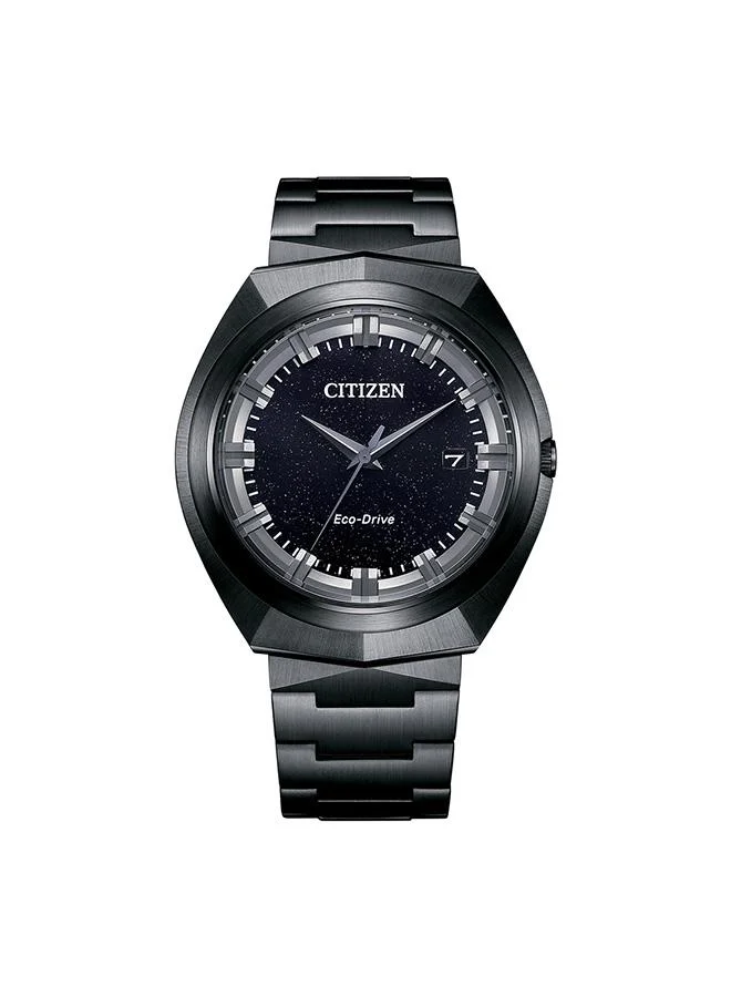 CITIZEN Men's Stainless Steel with Black Ion Plating Eco-Drive Watch BN1015-52E - 42.5 mm