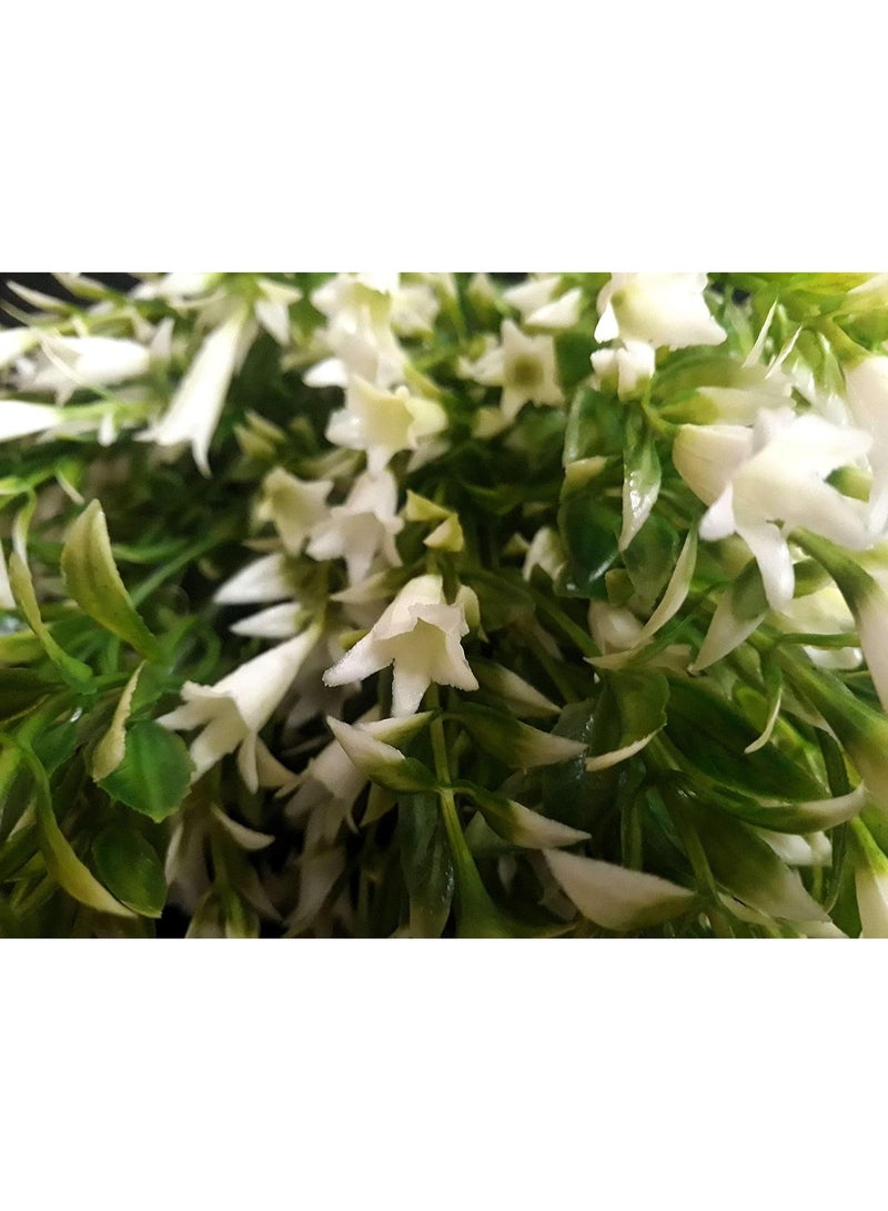 Artificial Flower Bouquet – 17 Branches of Flowering Shrubs for Home, Office, Wedding, Party, and Table Decoration – Realistic Faux Floral Arrangement - Image 3