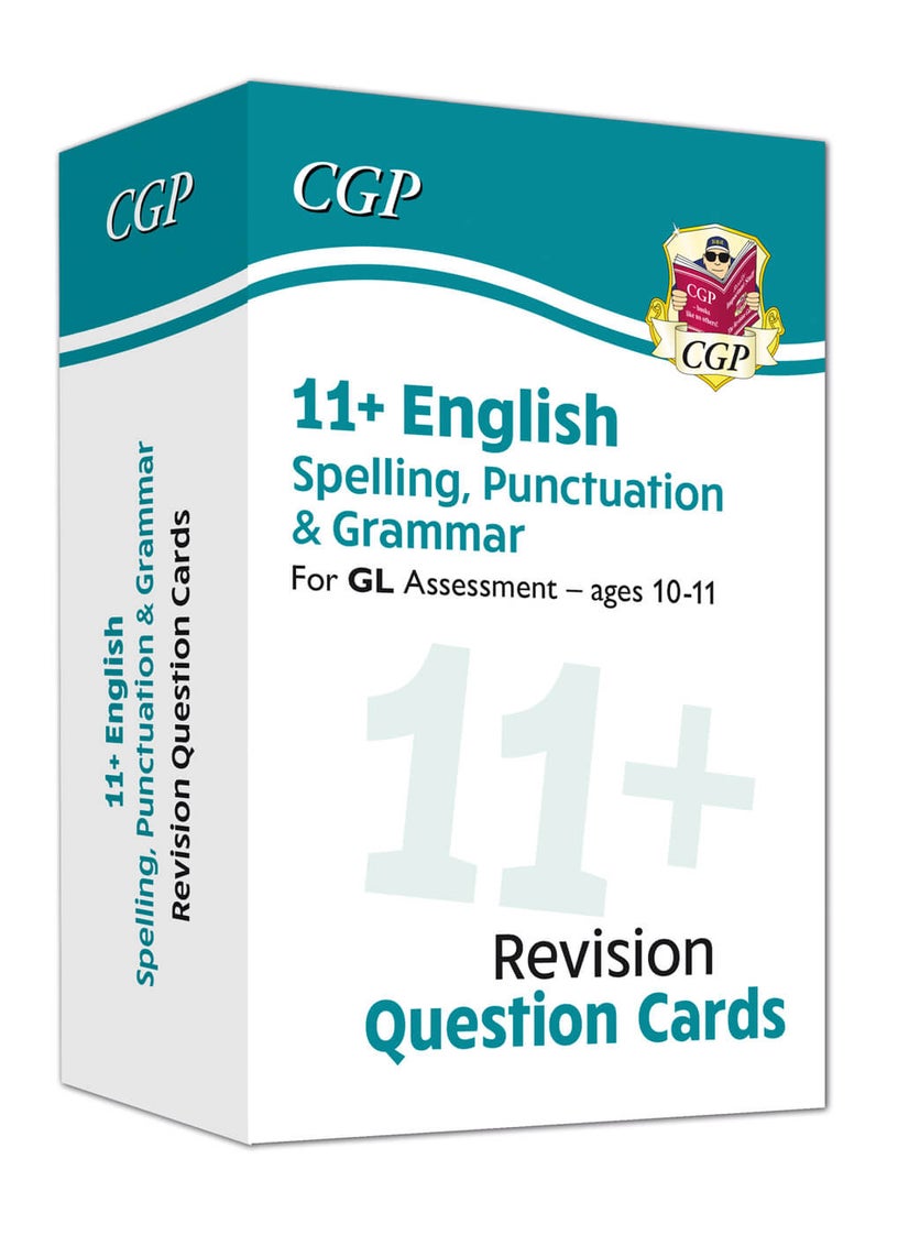 11+ GL Revision Question Cards: English Spelling, Punctuation & Grammar - Ages 10-11  - Image 1