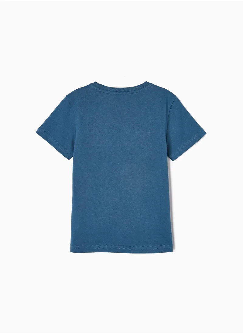 Zippy Zippy Cotton T-shirt for Boys Yacht