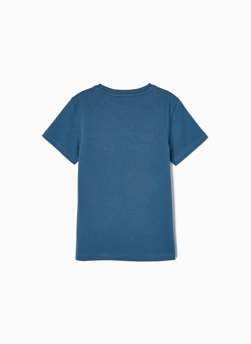 زيبي Zippy Cotton T-shirt for Boys Yacht