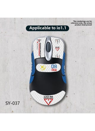Suitable For Microsoft IO1.1 Mouse Anti-slip Stickers Full Set With Back Stickers Lizard Skin Protective Stickers Anti-sweat Suction Generation Wholesale-Color:io1.1-SY-037 White Gundam/White Diamond-Full Package - pzsku/Z7CD285F2EF6D99B4B6FCZ/45/_/1742367349/1c6260f6-8d3f-49dc-a0e3-f7d5b8b01cfa