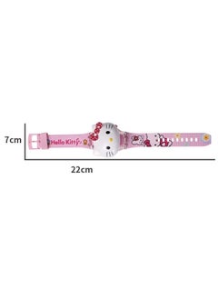 Hello Kitty Hello Kitty Cartoon Children's Watch, Children's Watch Toy with Light Effect, Kids Electronic Watch with Music, Flip-top Cartoon Watch for Kids  - Image 2