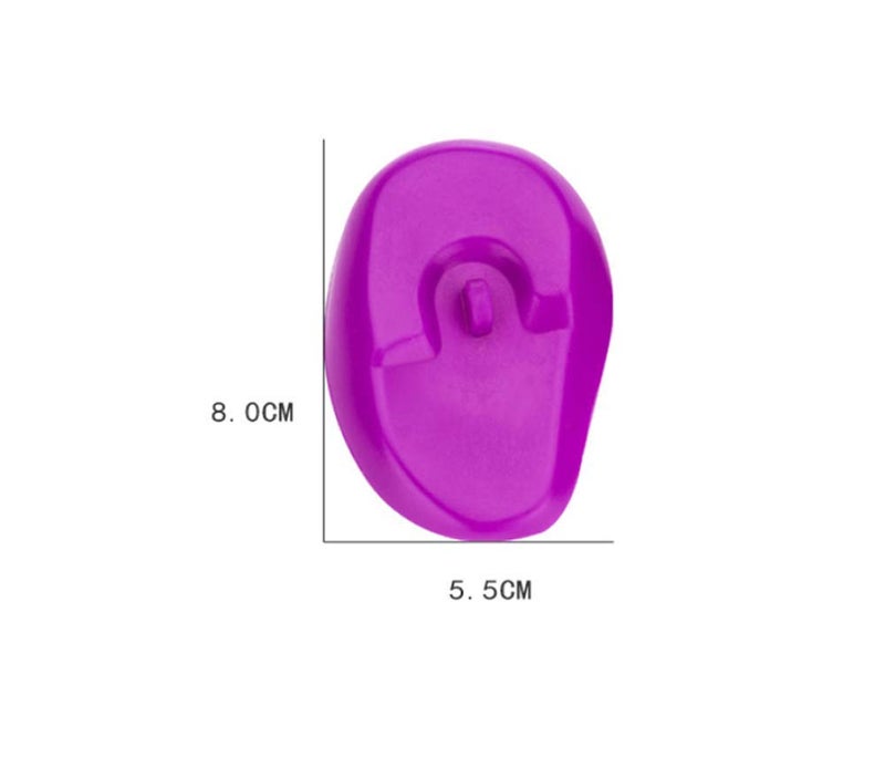 NaRaMax 3 Pairs Waterproof Silicone Ear Covers Hairdressing Dye Coloring Ear Cover Earmuff Protectors Ear Cap Salon Hair Styling Tool for Hairdressing Shop and Home Personal Use (Random Color) - Image 2