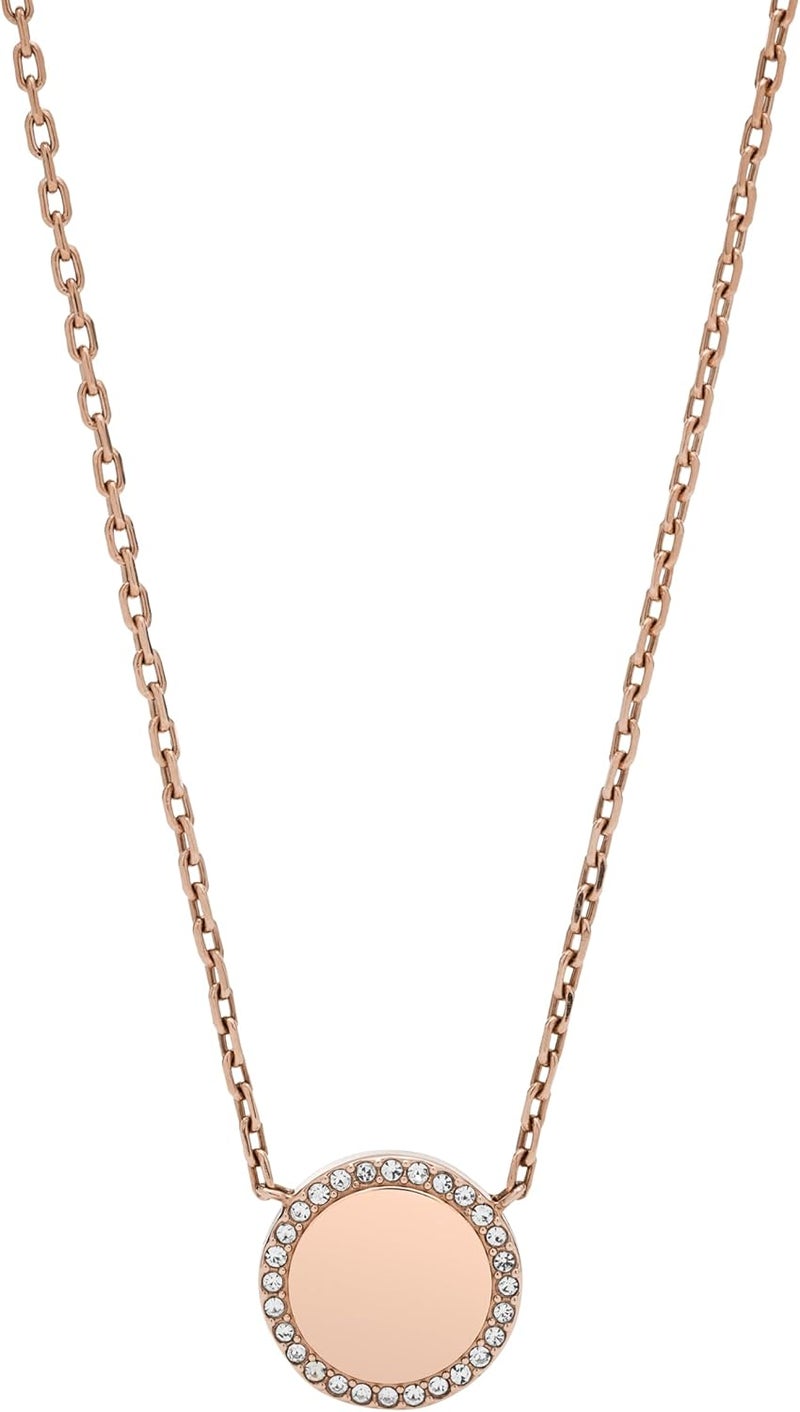 فوسيل قلادة فوسيل النسائية مع قلادة دائرية - Image 1