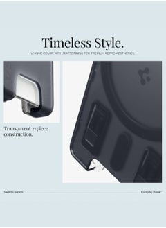 Spigen Ultra Hybrid (MagFit) Magnetic MagSafe Wallet Card Holder [3-4 Cards] for iPhone 16 Pro Max / 16 Pro / 16 Plus / 16 / iPhone 15/14/13/12 series - Classic C1 Graphite  - Image 3