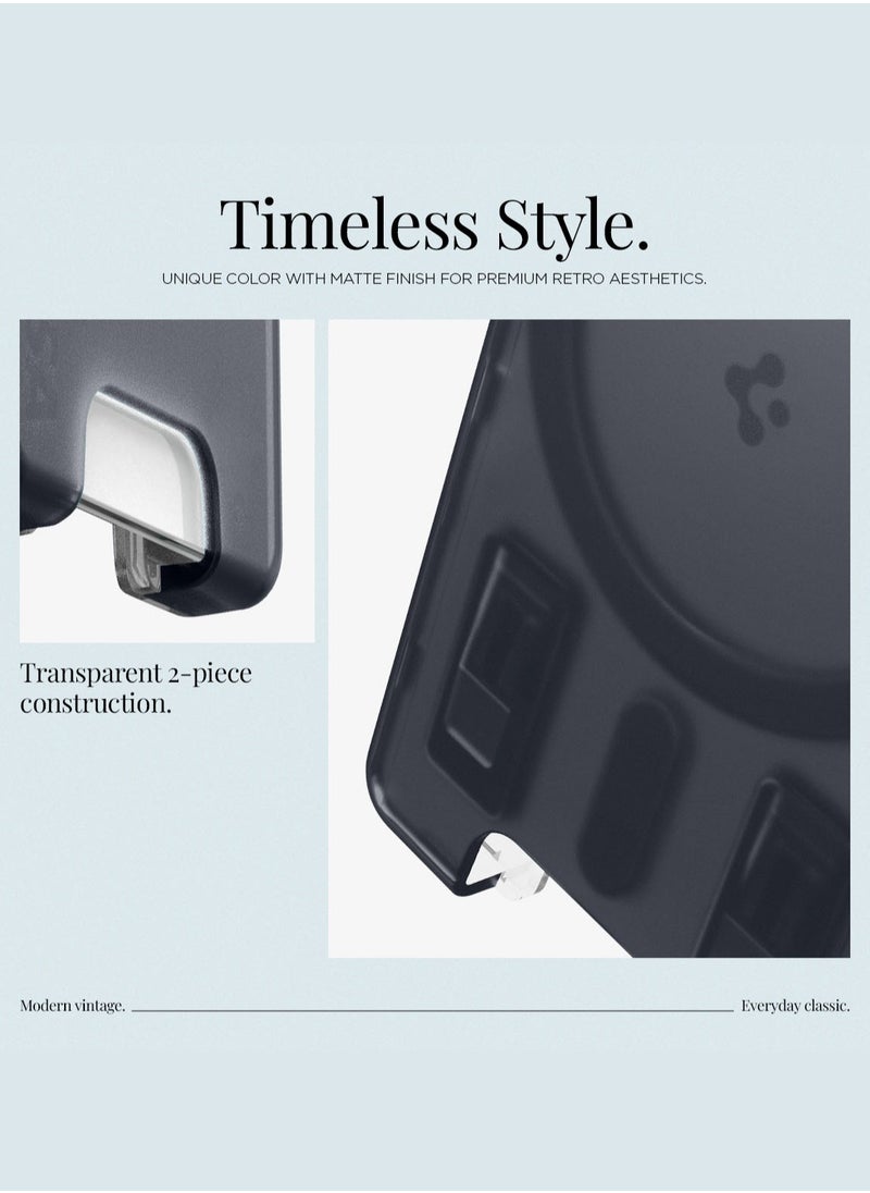 Spigen Ultra Hybrid (MagFit) Magnetic MagSafe Wallet Card Holder [3-4 Cards] for iPhone 16 Pro Max / 16 Pro / 16 Plus / 16 / iPhone 15/14/13/12 series - Classic C1 Graphite  - Image 3