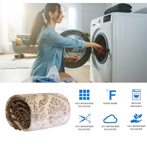 Nivasam Swiss Gold Luxuriously Super Soft Single Bed Size 2-Ply Mink Blanket - Imported Korean Style for Winter - Heavy 2.6kg Blanket with The Coziness of Fur (Dusk Dawn) - Image 3