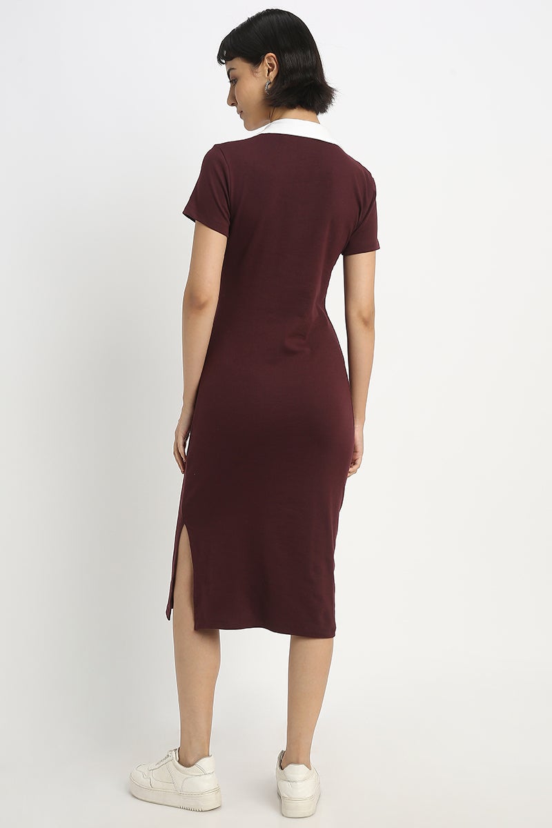 بلو إيج فستان ميدي من Elevated Basics - Image 2