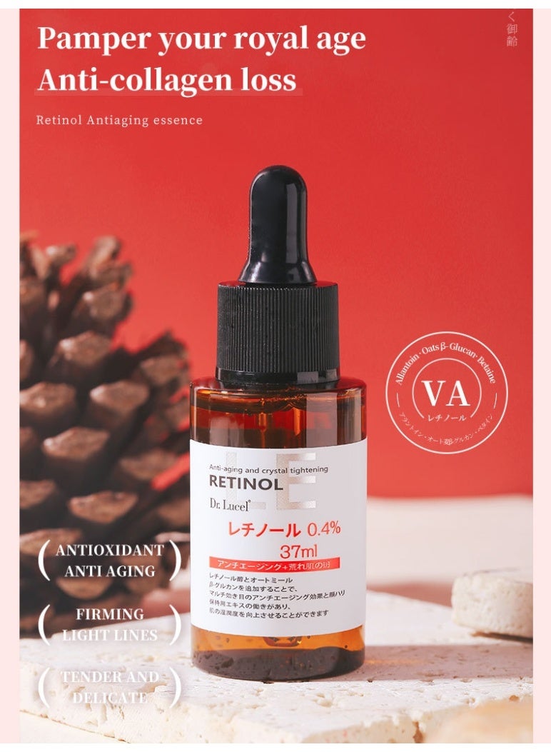 Dr. Lucel سيروم ريتينول 0.4% مضاد للتجاعيد | يحفز إنتاج الكولاجين، ويقلل من الخطوط الدقيقة، ويشد البشرة 37 مل - Image 3
