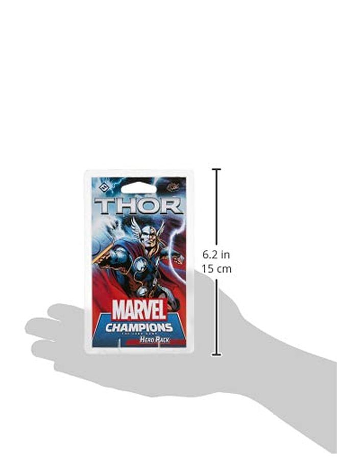 Fantasy Flight Games Champions The Card Game Thor Hero Pack ; Strategy Card Game For Adults And Teens ; Ages 14+ ; 14 Players ; Average Playtime 4590 Minutes ; Made By - Image 4