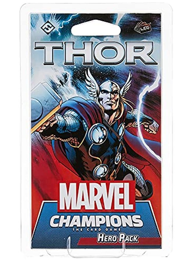 Fantasy Flight Games Champions The Card Game Thor Hero Pack ; Strategy Card Game For Adults And Teens ; Ages 14+ ; 14 Players ; Average Playtime 4590 Minutes ; Made By - Image 1