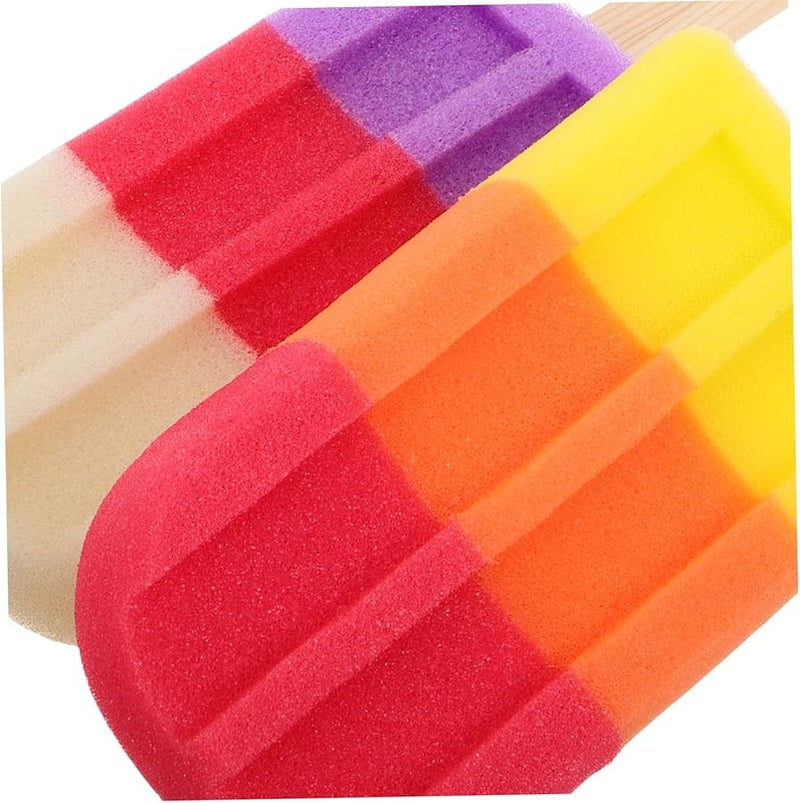2Pcs Blue Exfoliating Bath Sponge Back Scrubber Lightweight Travel Shower - Image 4