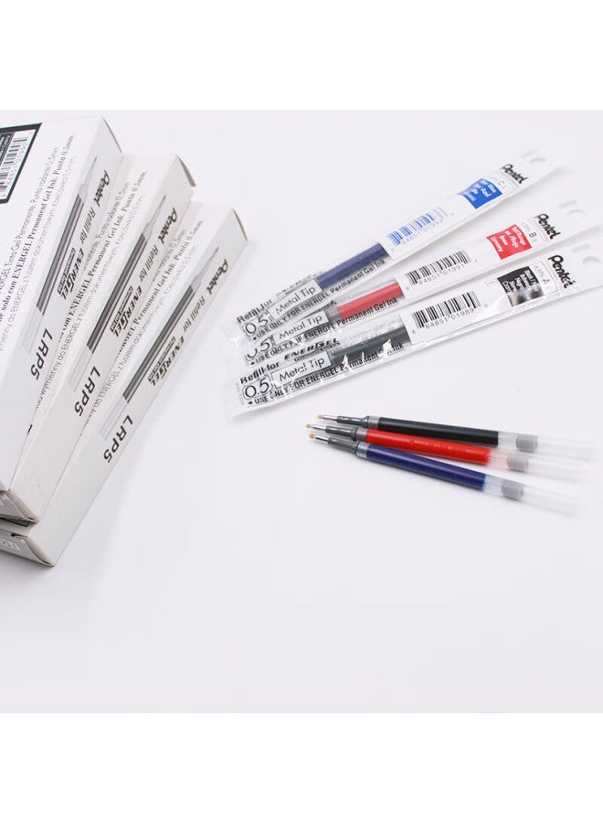 Pentel 0.5Mm Neutral Pen Refills For Students Exam Signature Pen Replacement Core Lrp5 Red 12Pcs/Box - Image 4