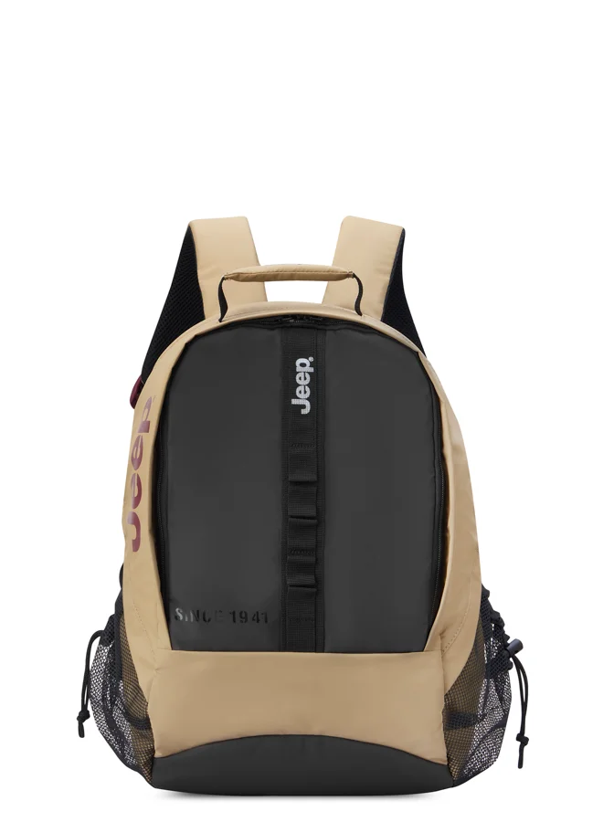 Jeep JS011B Versatile 24L Capacity Multipurpose Backpack - Beige