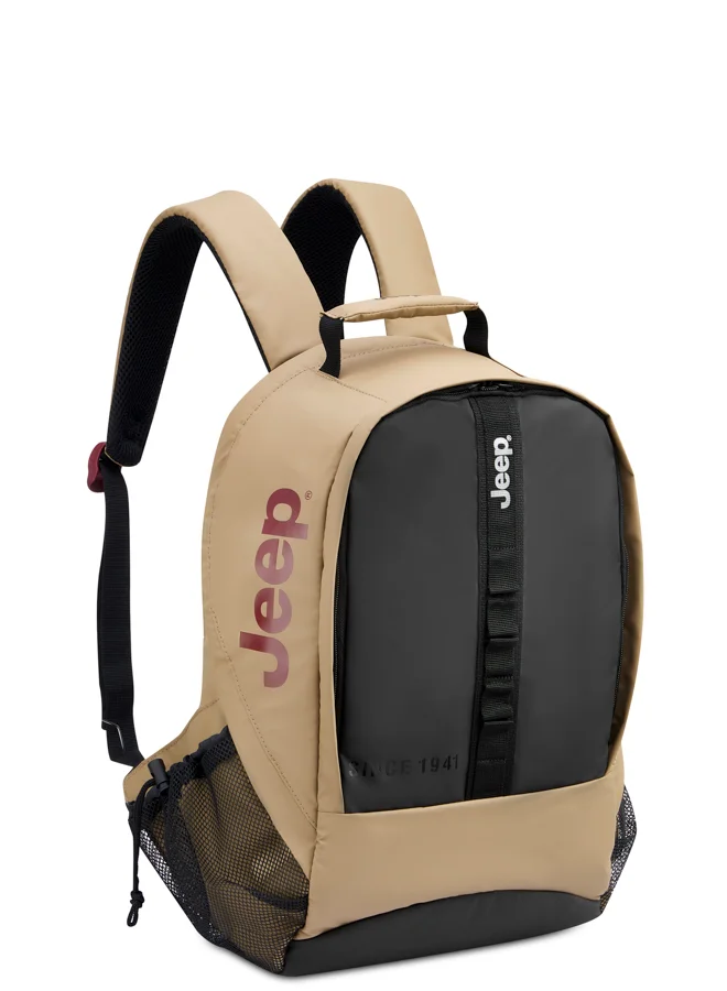Jeep JS011B Versatile 24L Capacity Multipurpose Backpack - Beige