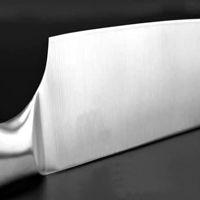 Eletree German Stainless Steel Meat Cleaver Butcher Knife Professional Chopping Cutting Multipurpose Sharp Blade for Home Kitchen - Image 5