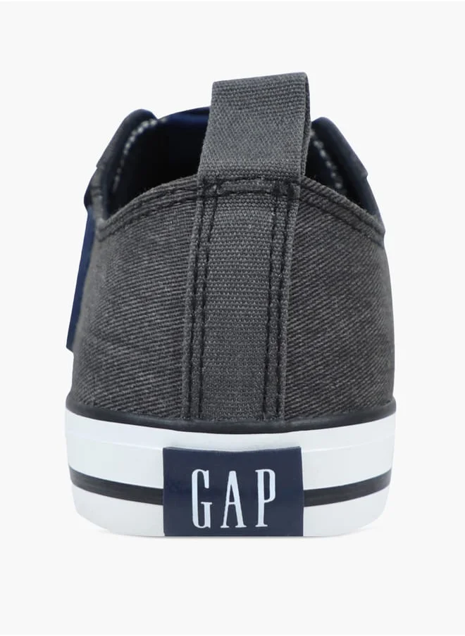 GAP Boys' Logo Detail Sneakers with Hook-and-Loop Closure - HOUSTON VELCRO IV