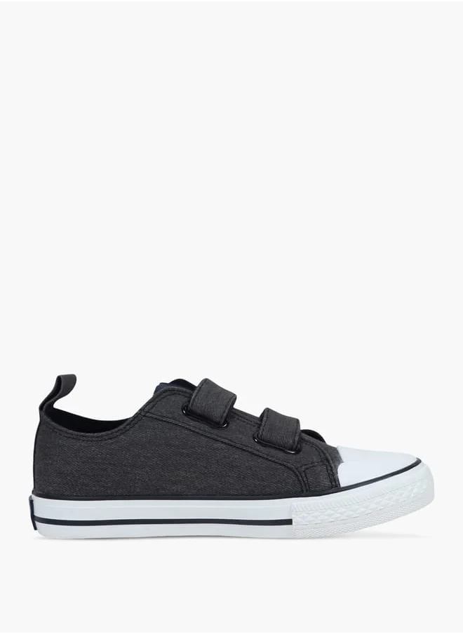 GAP Boys' Logo Detail Sneakers with Hook-and-Loop Closure - HOUSTON VELCRO IV