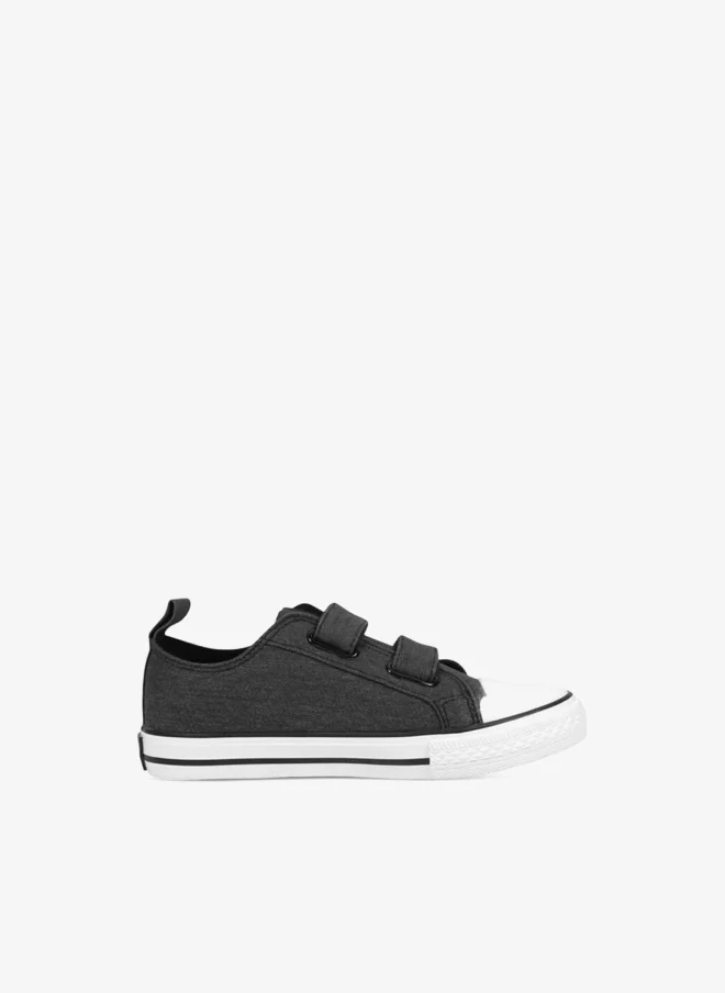 GAP Boys' Logo Detail Sneakers with Hook-and-Loop Closure - HOUSTON VELCRO IV