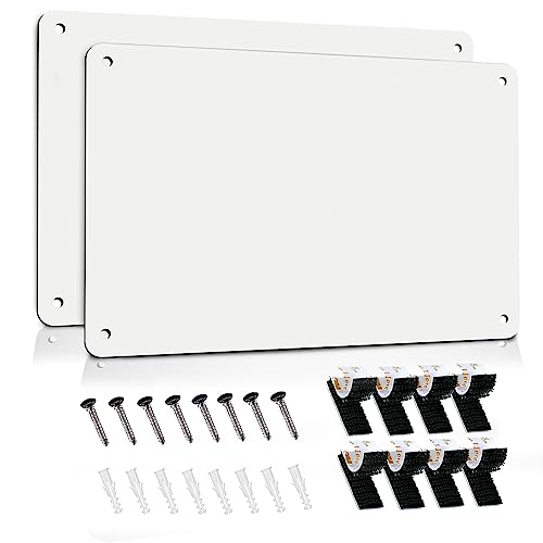 Beclumas 2Pack Magnetic Board 17.5" x 11.4" Magnet Bulletin Board is Suitable for displaying Notes, Photos,Magnetic Letters,Suitable for Walls, refrigerators, cabinets, etc - Image 1