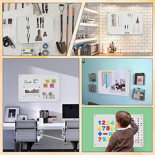 Beclumas 2Pack Magnetic Board 17.5" x 11.4" Magnet Bulletin Board is Suitable for displaying Notes, Photos,Magnetic Letters,Suitable for Walls, refrigerators, cabinets, etc - Image 5