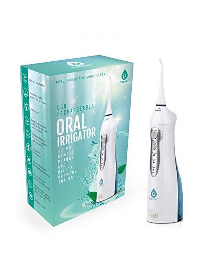 Pursonic Usb Rechargeable Oral Irrigator Water Flosser Helps Remove Plaque And Dilute Harmful Toxins - Image 2