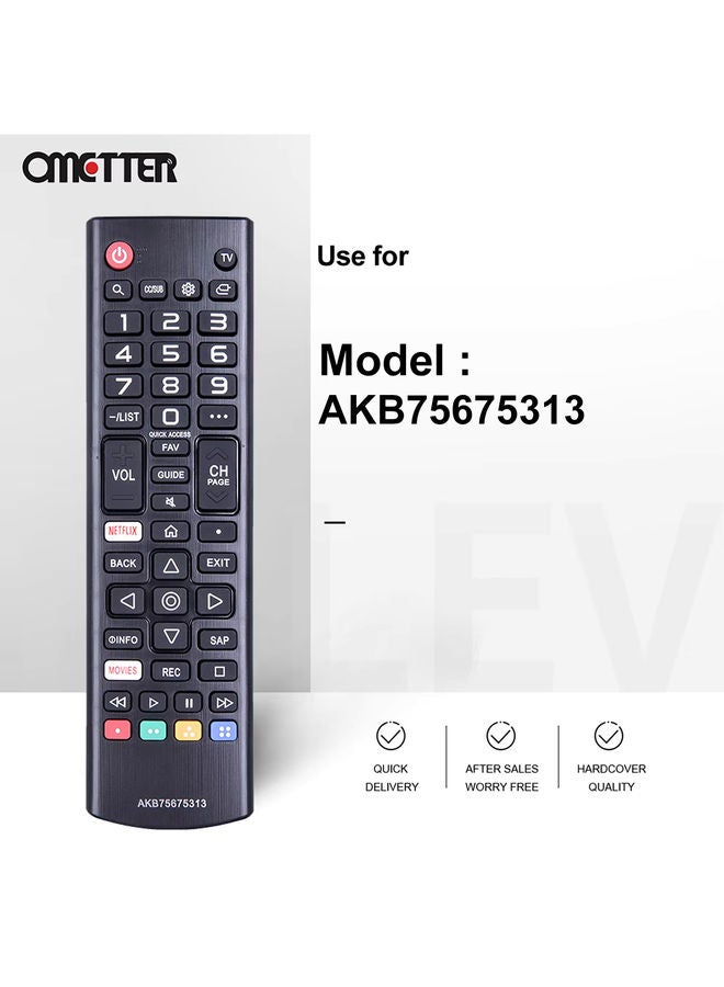 OMETTER New AKB75675313 Suitable for TV Remote Control 43UN7300PUF 43UN7300PUC 43UN7300AUD - Image 2