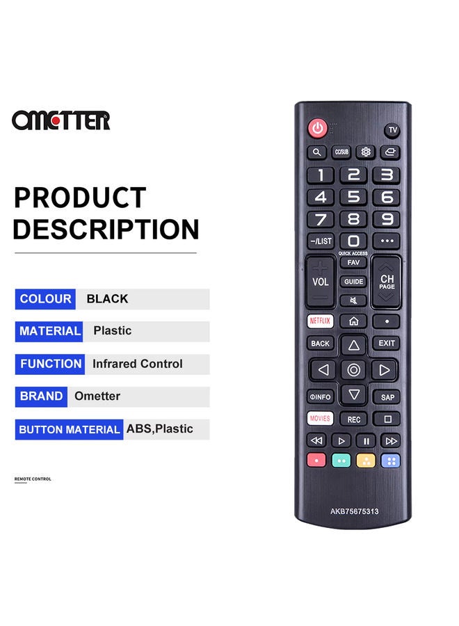 OMETTER New AKB75675313 Suitable for TV Remote Control 43UN7300PUF 43UN7300PUC 43UN7300AUD - Image 3