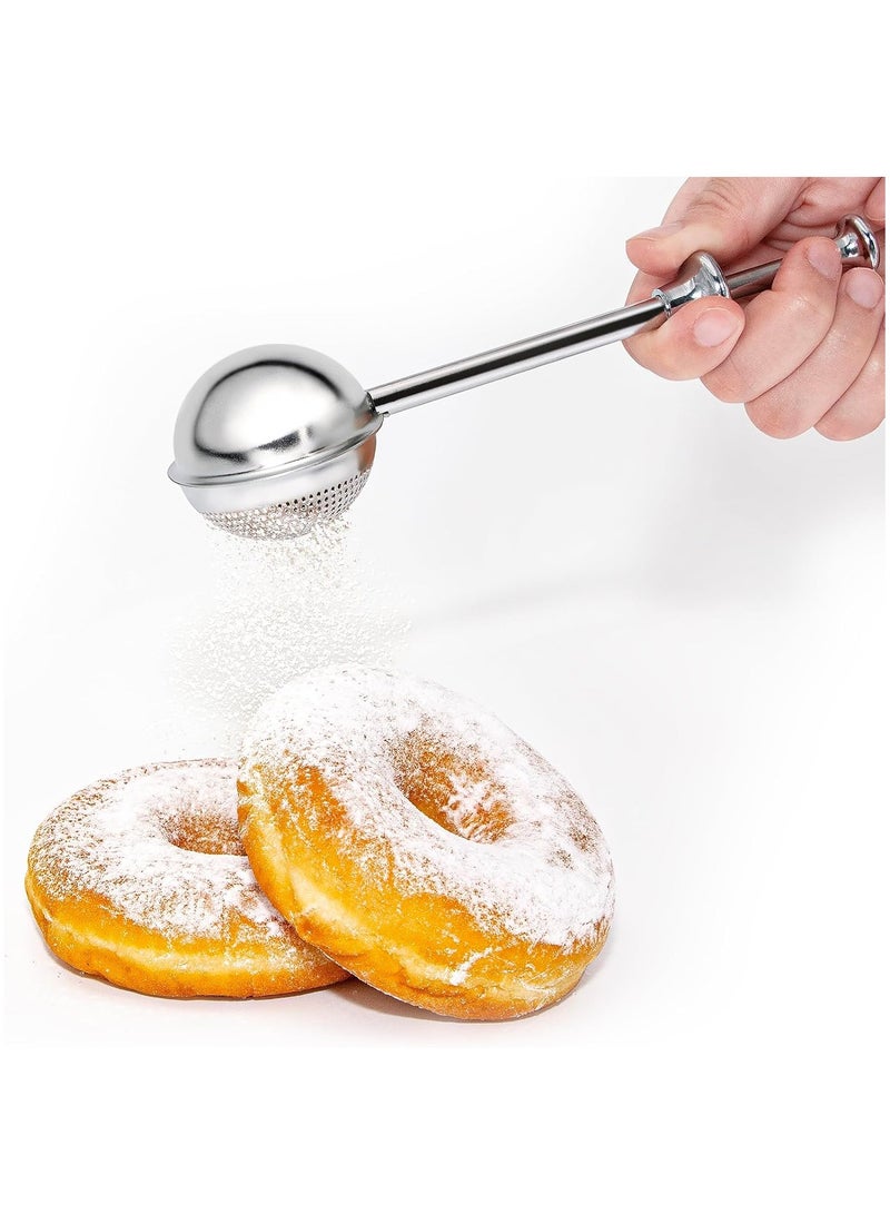 أتش دبليو الدقيق الدقيق ، دقيق الفولاذ المقاوم للصدأ الدقيق للخبز ، وعملية خبز واحدة من الخبز ، وخلايا غربال الدقيق الرائعة العصا الغبار للكعك والتوابل السريعة ، FSB-20 - Image 3