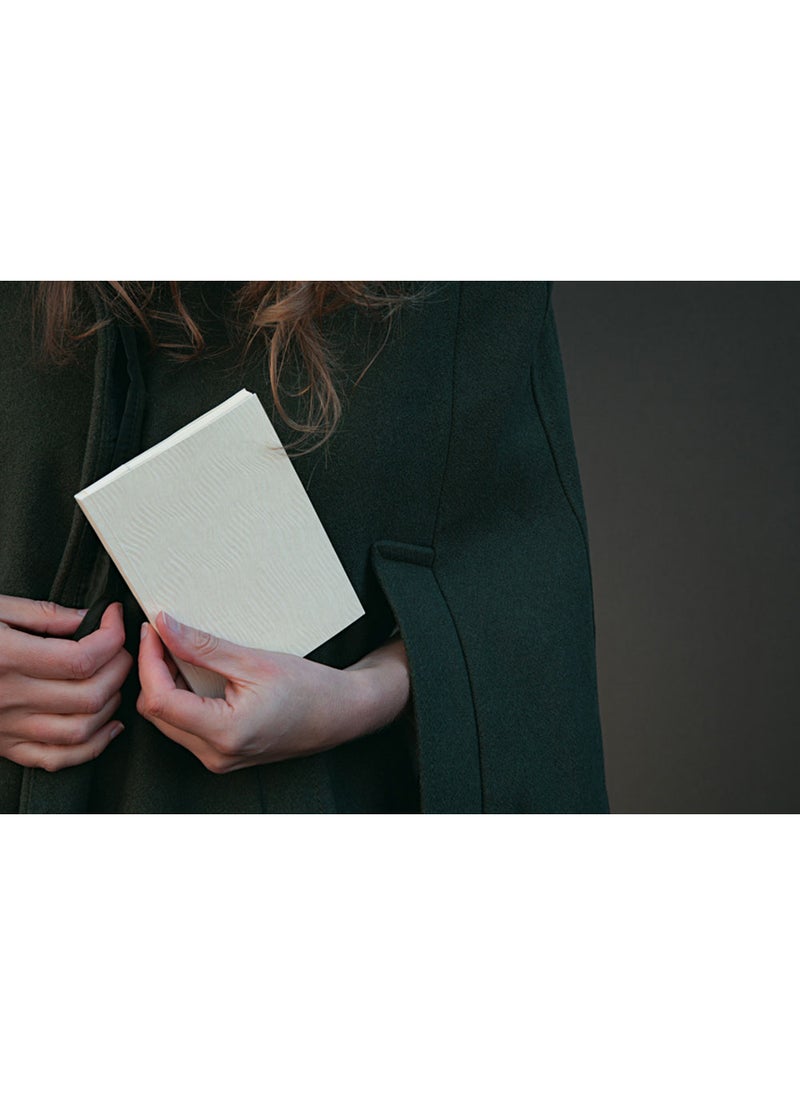 Paper-Oh Yuko-Ori Pearl White A5 Lined No Closure 112 Pages 100gsm Notebook - Image 4