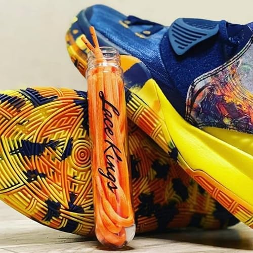Lace Kings Round Shoelaces (Orange - 27in) - Image 3